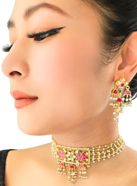 Kundan Choker & Earring set