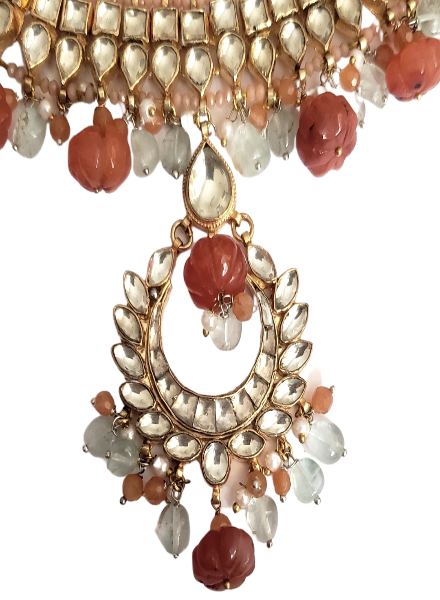 Handmade red mushroom fairycore beaded necklace w carnelian beads | eBay